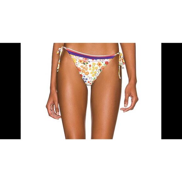 NWT Agua Bendita agua bendita alegria bouk Reversible Floral Bikini Bottoms XL - Picture 1 of 5